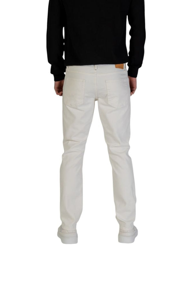 Jack Jones White Cotton Jeans & Pant