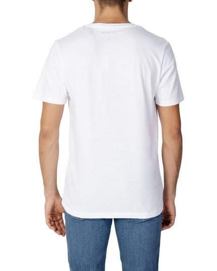 Jack Jones White Cotton T-Shirt