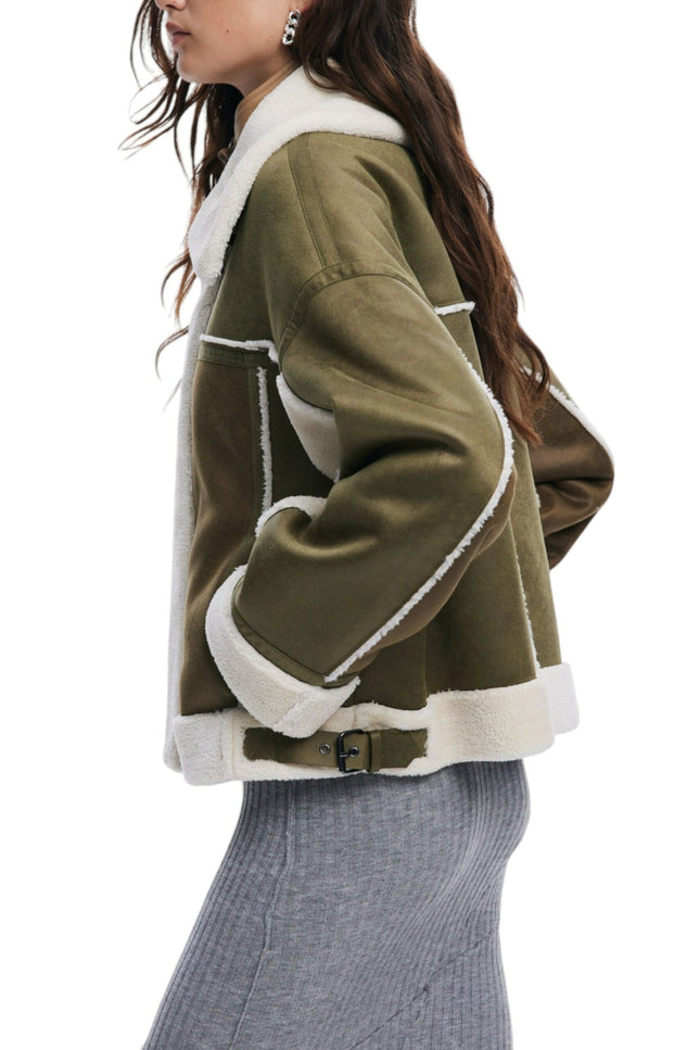 Jackets Desigual chaq_edimburgo Olive Green - Foto 4