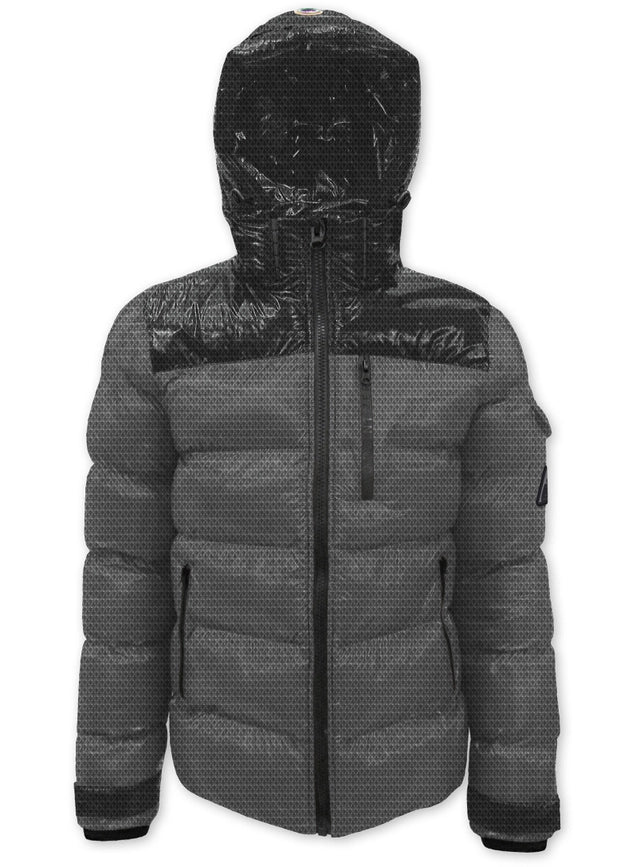 Jacquard Quilted Puffer Jacket