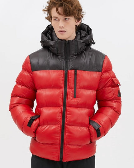 Jacquard Quilted Puffer Jacket