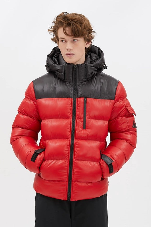 Jacquard Quilted Puffer Jacket