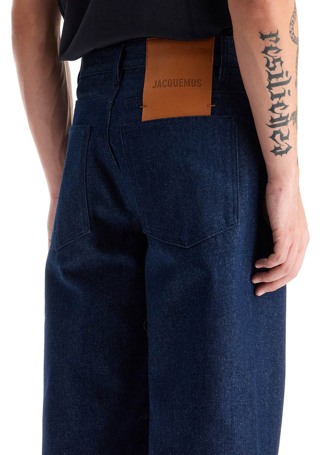 Jacquemus baggy with maxi cuff  baggy jeans with