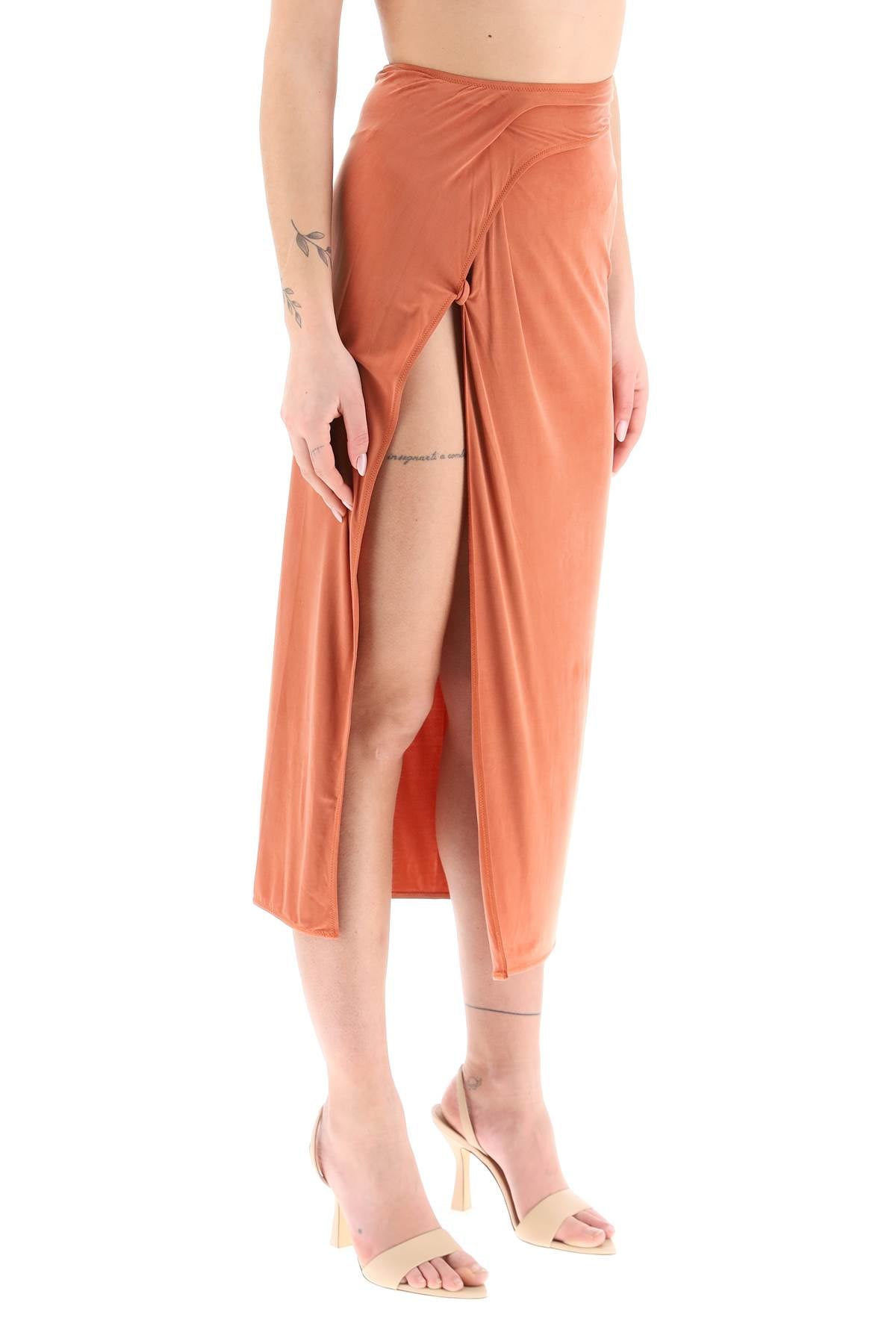 Jacquemus 'la jupe espelho' jersey midi skirt