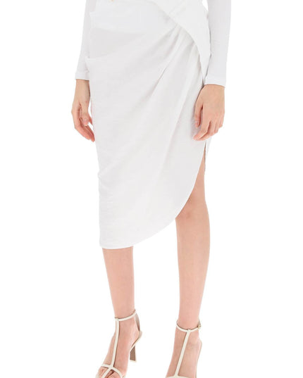 Jacquemus la jupe saudade asymmetric skirt