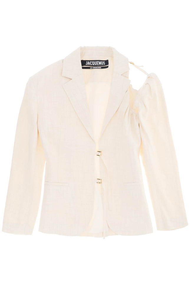 Jacquemus 'la veste galliga' single-breasted blazer - White