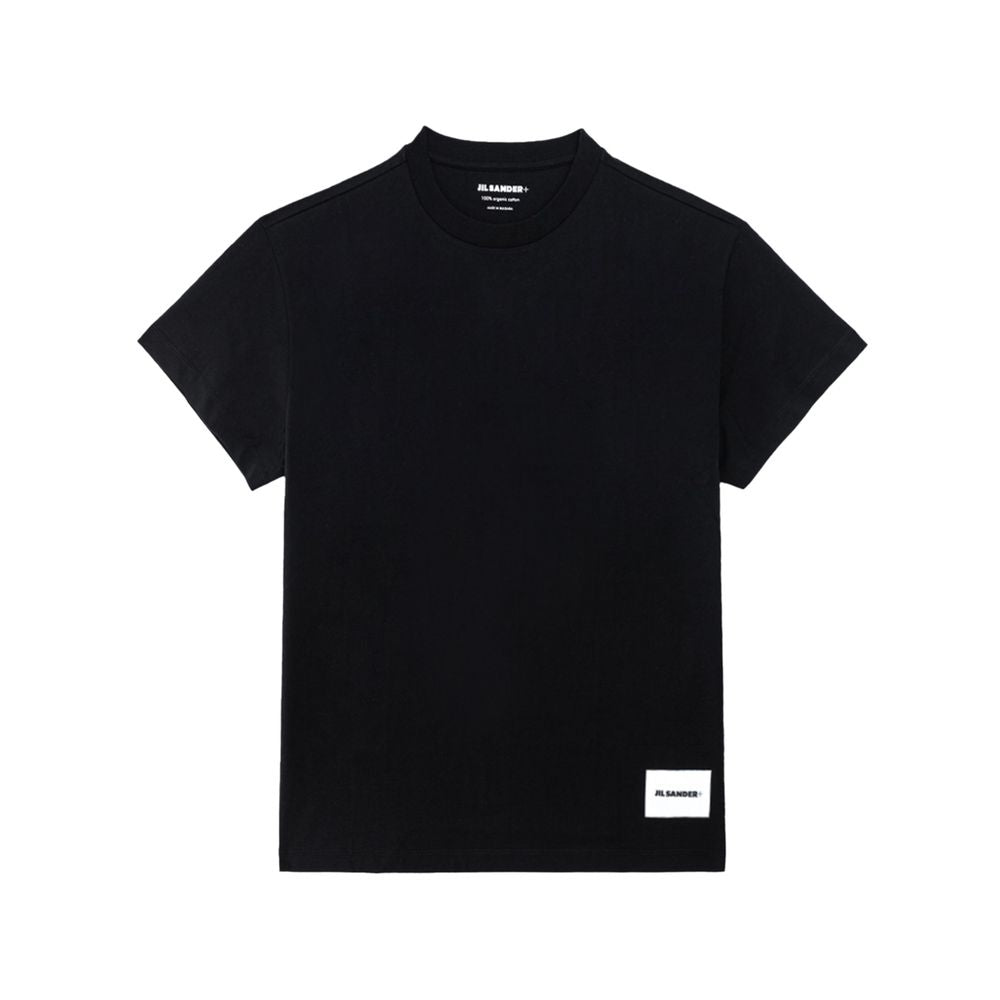 Jil Sander Black Cotton Organic T-Shirt