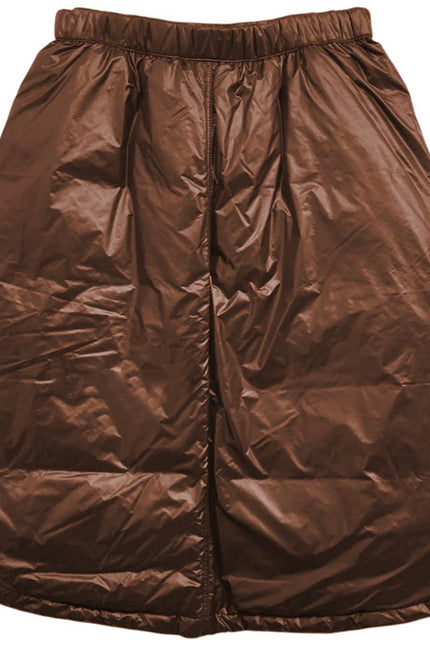 Jil Sander Brown Nylon Skirt