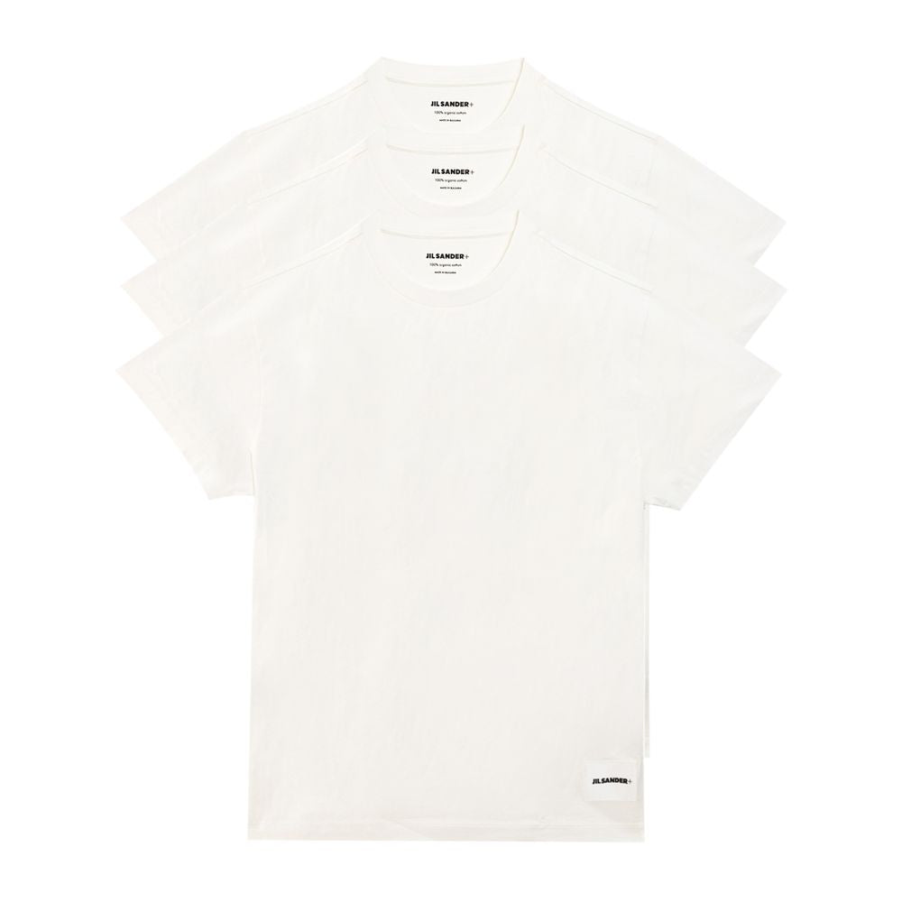 Jil Sander White Cotton Organic T-Shirt