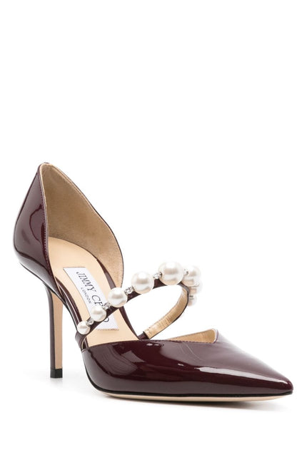 Jimmy Choo With Heel Bordeaux