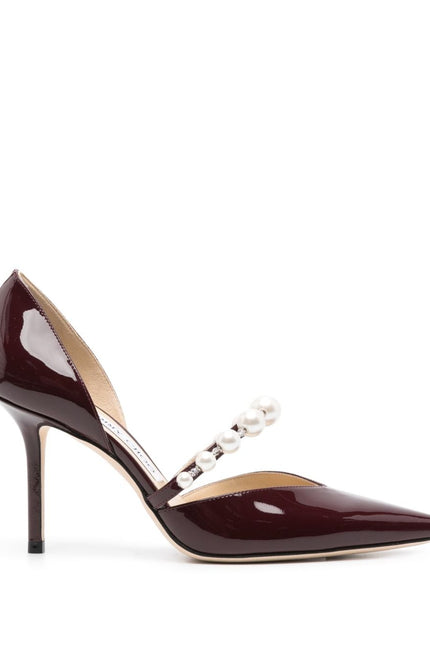 Jimmy Choo With Heel Bordeaux