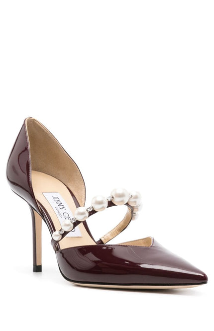 Jimmy Choo With Heel Bordeaux