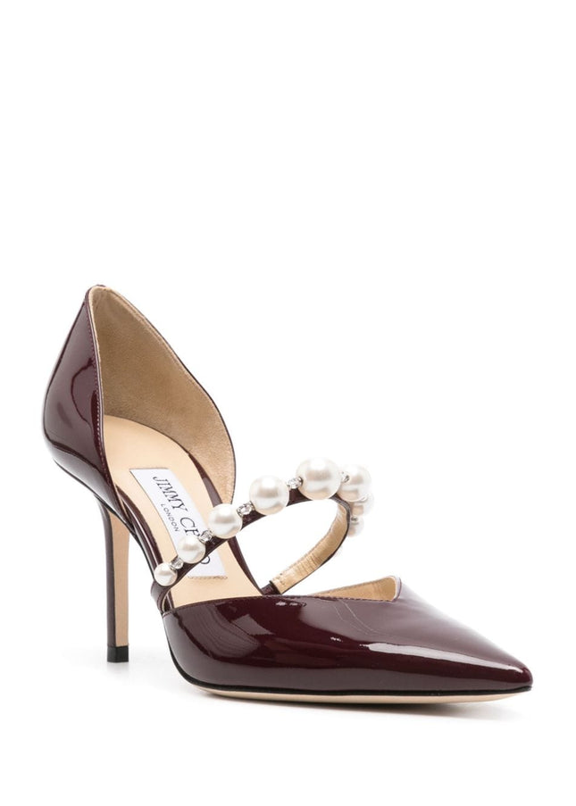 Jimmy Choo With Heel Bordeaux