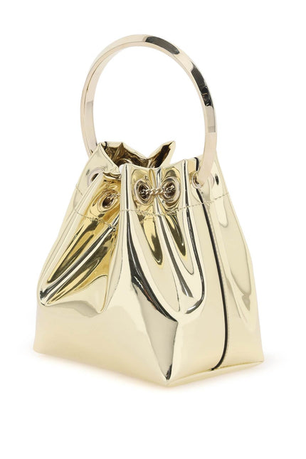 Jimmy Choo bon bon mirror-effect bag - Gold