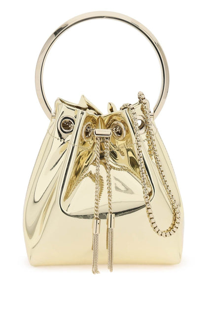 Jimmy Choo bon bon mirror-effect bag - Gold