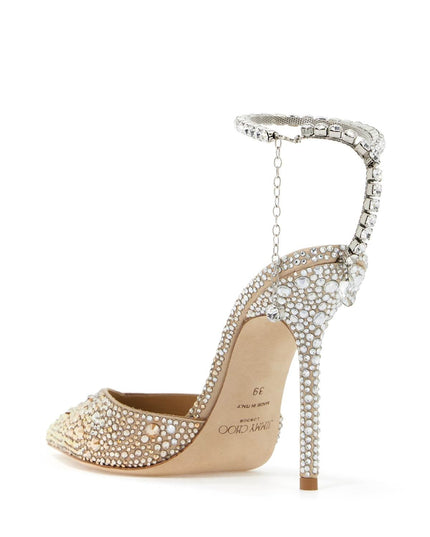 Jimmy Choo crystals 'saeda 100' pumps