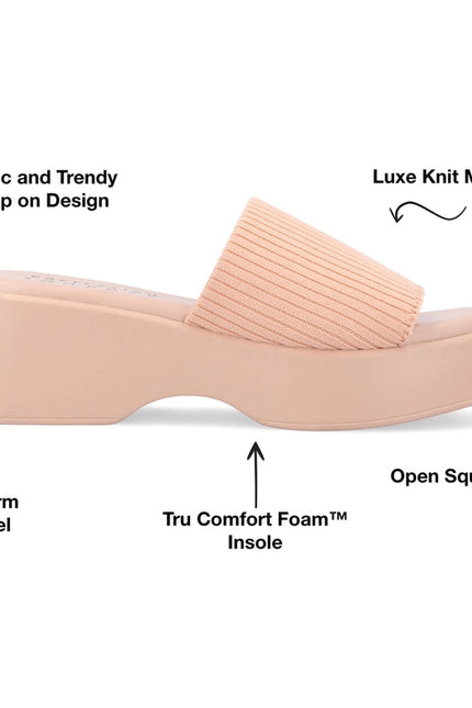 Journee Collection Women's Tru Comfort Foam™ Emani Sandal Blush