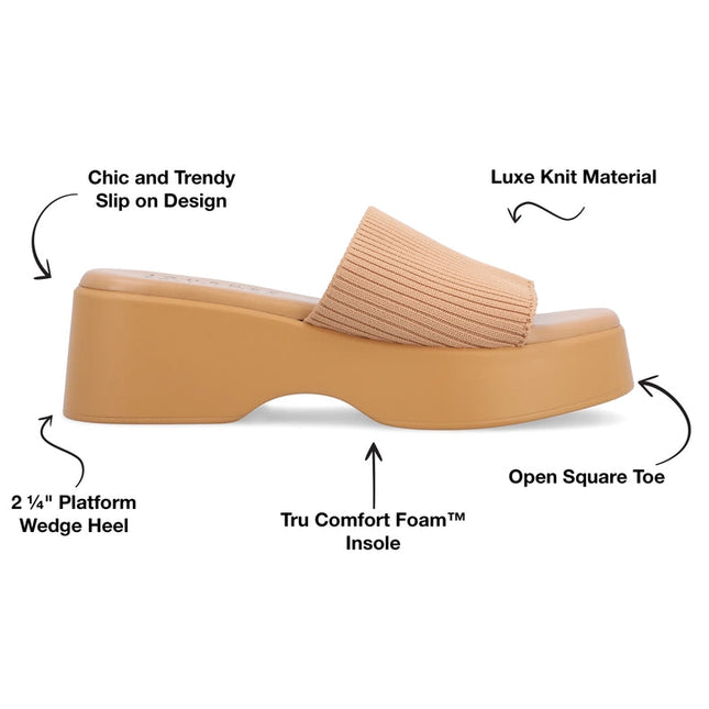 Journee Collection Women's Tru Comfort Foam™ Emani Sandal Tan