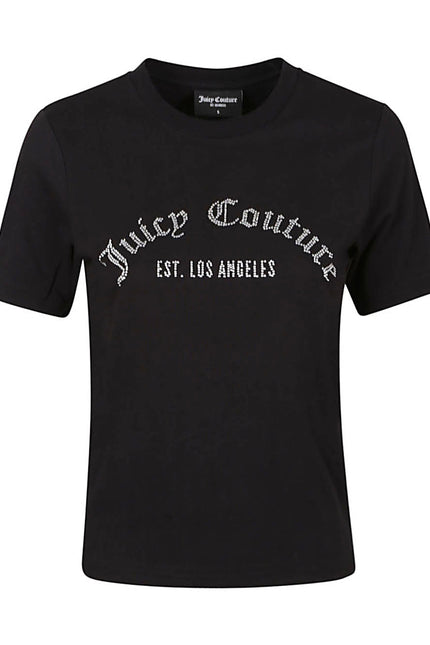 Juicy Couture T-Shirts And Polos Black-women > clothing > topwear-Juicy Couture-Urbanheer