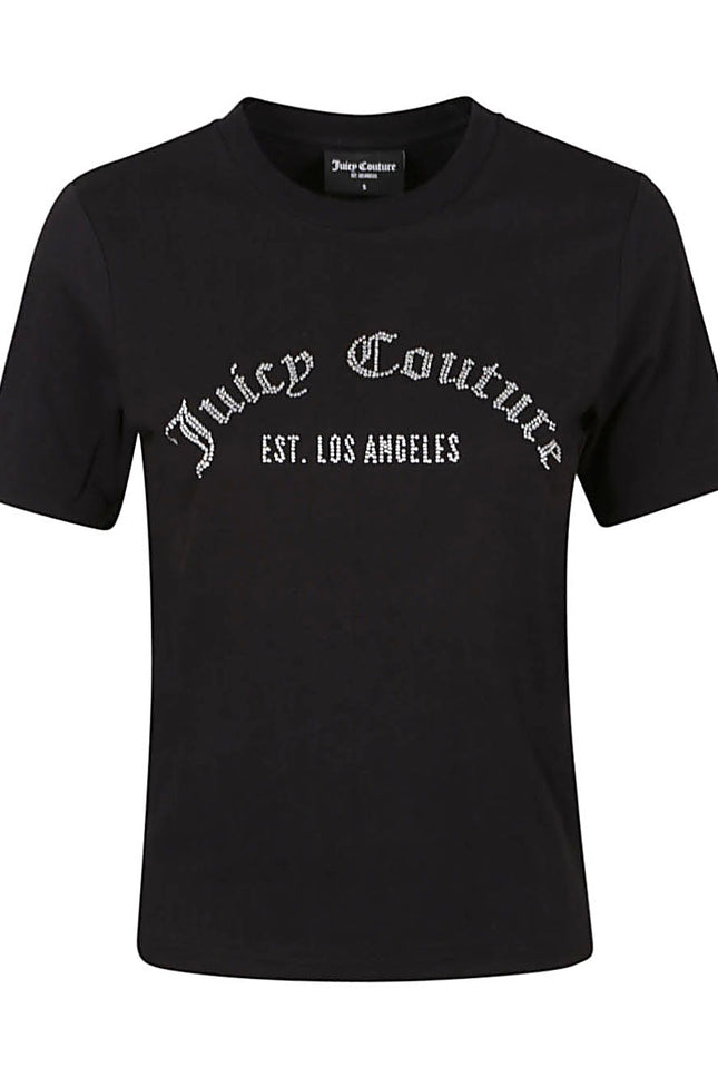 Juicy Couture T-Shirts And Polos Black-women > clothing > topwear-Juicy Couture-Urbanheer