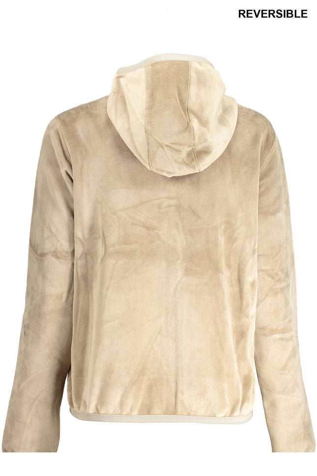 K-WAY BEIGE WOMEN'S ZIP SWEATSHIRT-1