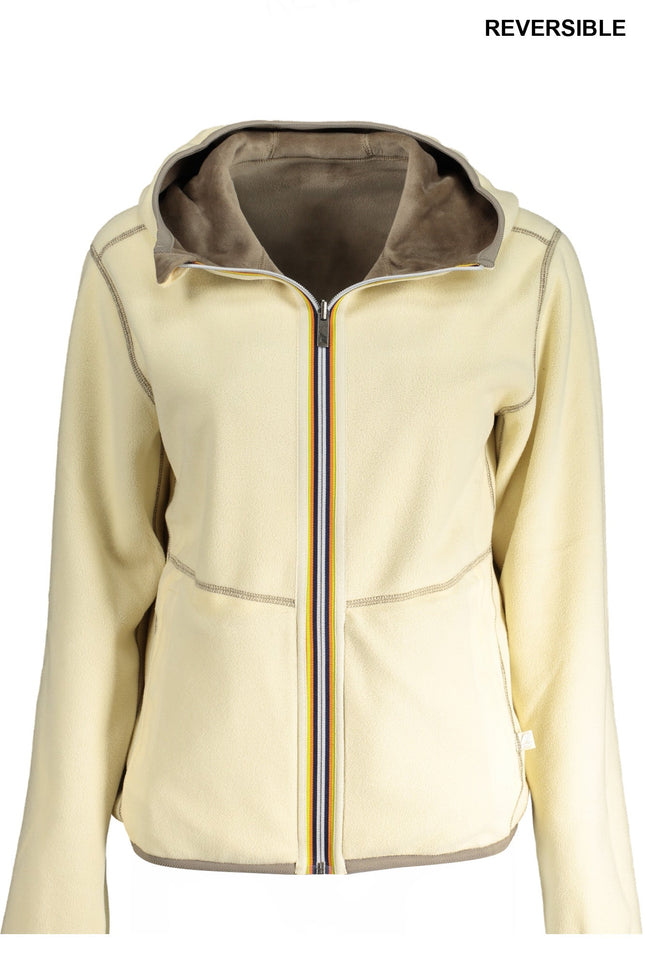 K-WAY BEIGE WOMEN'S ZIP SWEATSHIRT-2