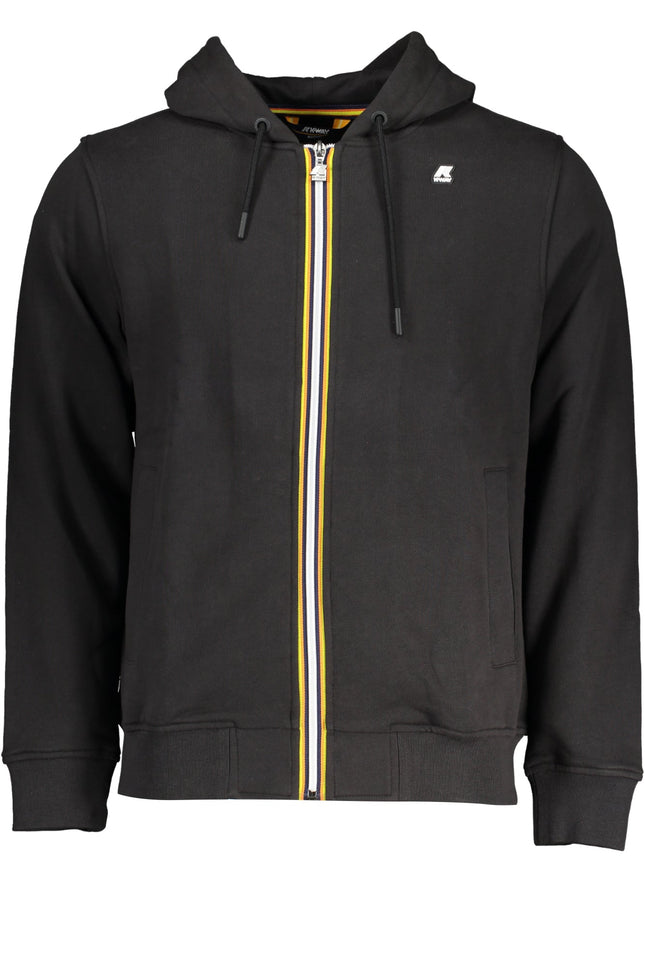 K-WAY MEN'S BLACK ZIP SWEATSHIRT-0