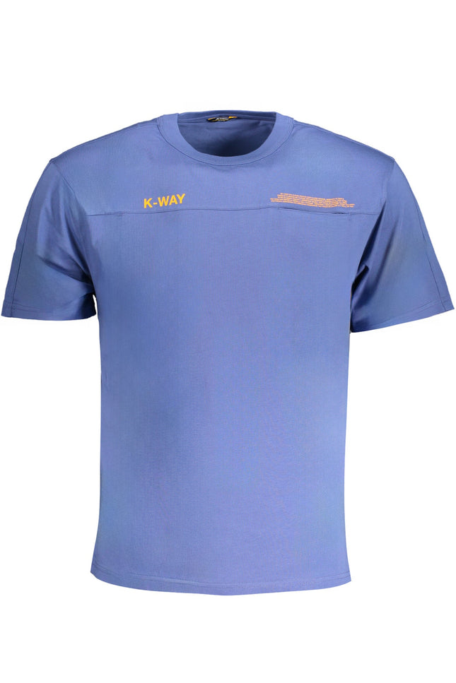 K-WAY MEN'S SHORT SLEEVE T-SHIRT BLUE-0