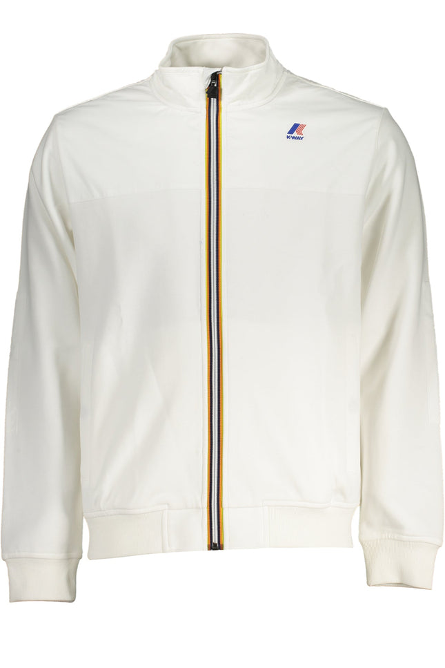 K-WAY MEN'S WHITE ZIP SWEATSHIRT-0