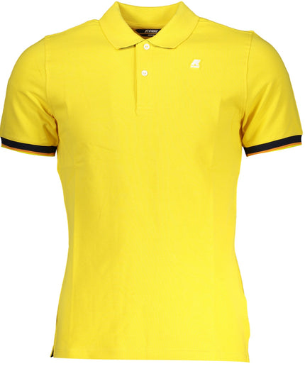 K-WAY YELLOW MEN'S SHORT SLEEVED POLO SHIRT-0