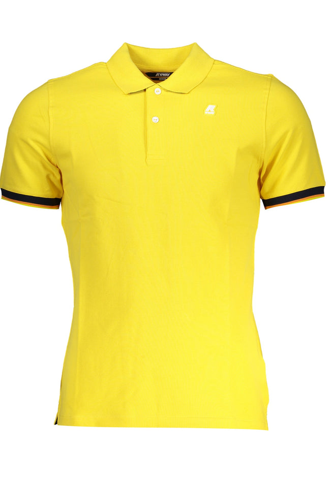 K-WAY YELLOW MEN'S SHORT SLEEVED POLO SHIRT-0