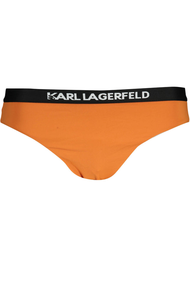 KARL LAGERFELD BEACHWEAR SWIMSUIT BOTTOM WOMAN ORANGE-0