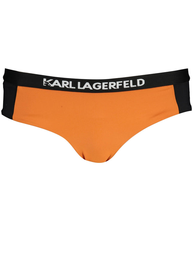 KARL LAGERFELD BEACHWEAR SWIMSUIT BOTTOM WOMAN ORANGE-0