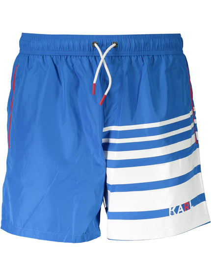 KARL LAGERFELD BEACHWEAR SWIMSUIT PART UNDER MAN BLUE-0