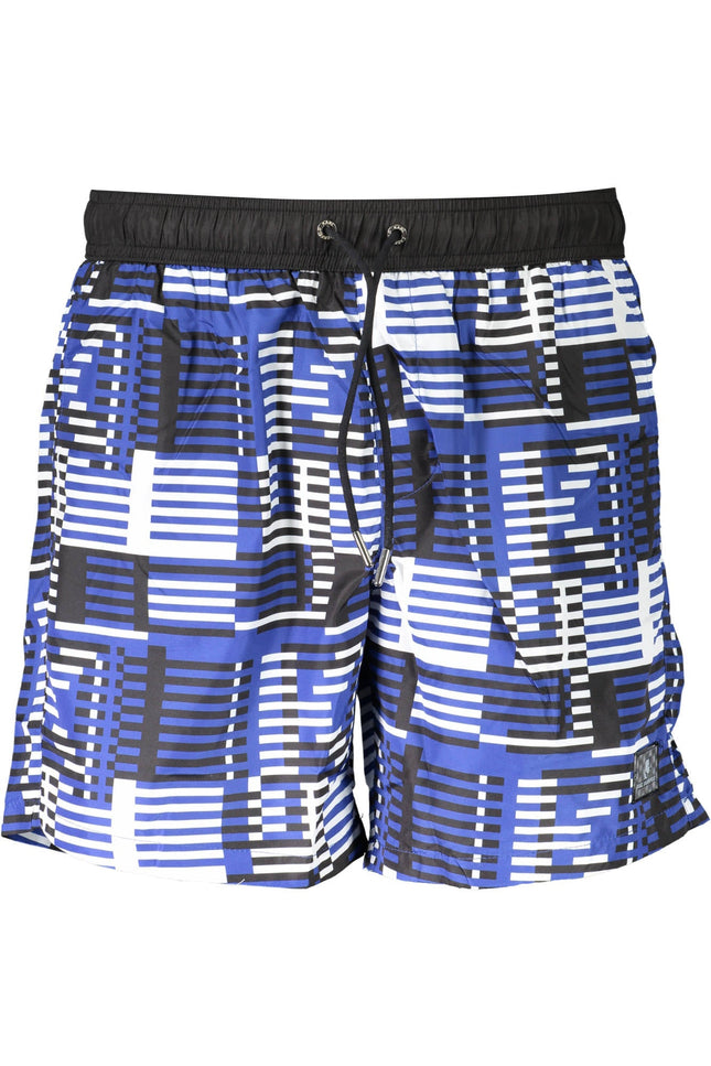 KARL LAGERFELD BEACHWEAR SWIMSUIT PARTS UNDER MAN BLUE-0