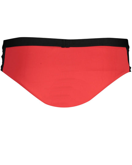 KARL LAGERFELD BEACHWEAR SWIMSUIT SIDE BOTTOM WOMAN RED-1