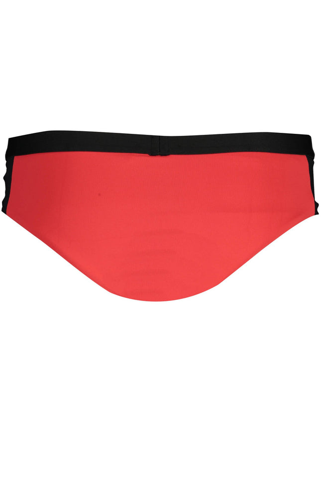 KARL LAGERFELD BEACHWEAR SWIMSUIT SIDE BOTTOM WOMAN RED-1