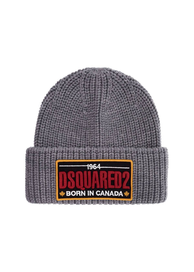 Dsquared2 "beanie hat with patch logo