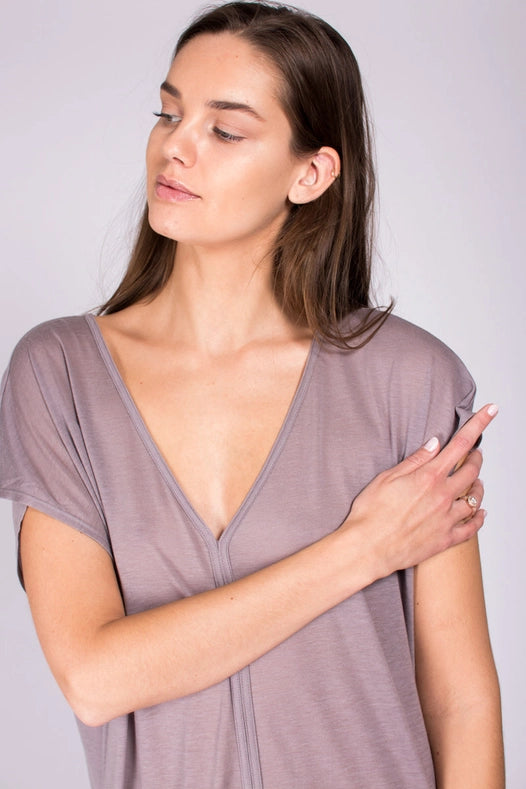 Kaftan Dress - 100% Tencel™ - Breathable & Sustainable Stone