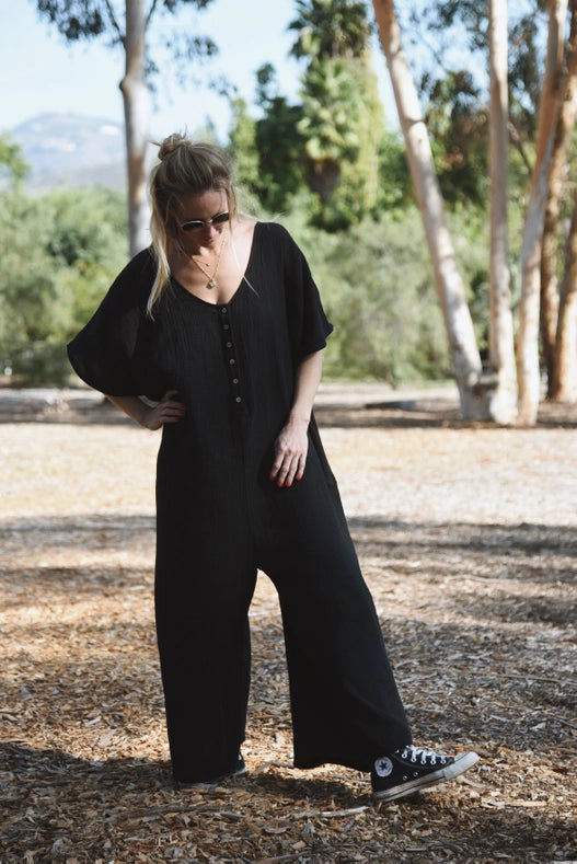 Kaftan Jumpsuit // Noir