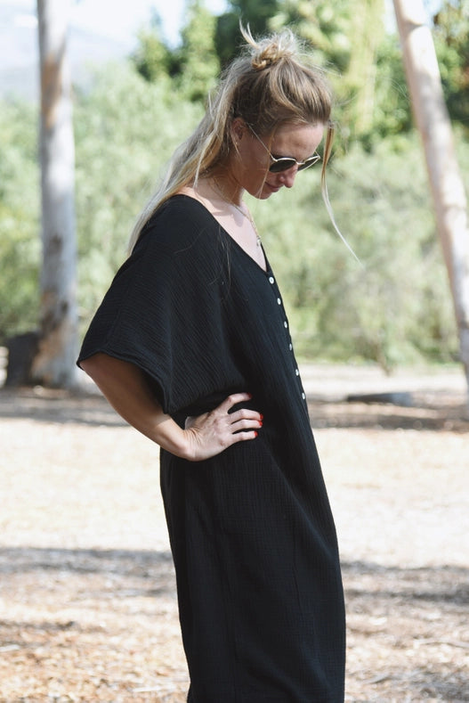 Kaftan Jumpsuit // Noir