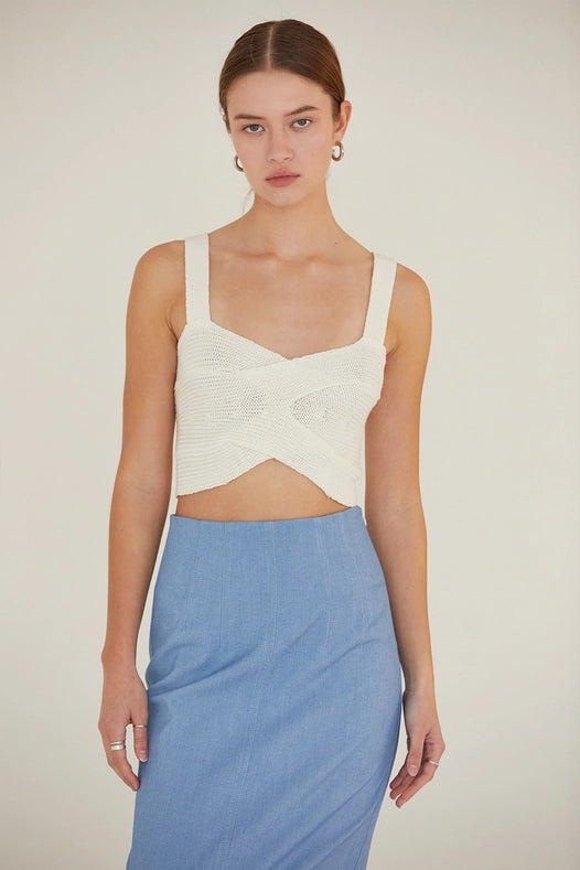 Katie Beachy Crop Tank Top