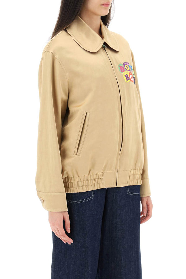 Kenzo boke boy reversible bomber jacket-women > clothing > jackets > bomber jackets-Kenzo-s-Beige-Urbanheer