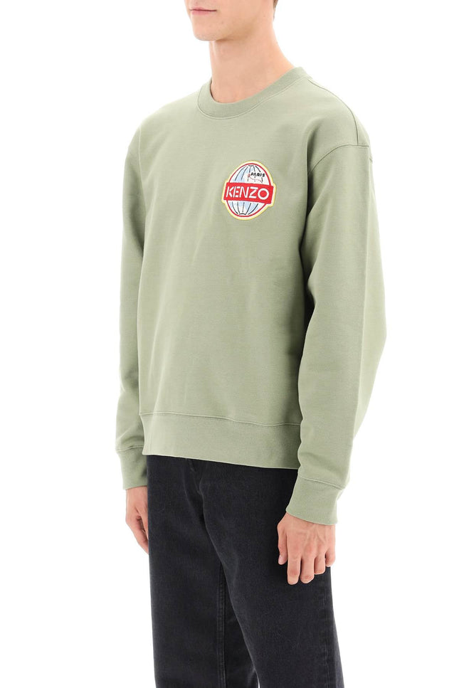 Kenzo kenzo travel crew-neck sweatshirt-men > clothing > t-shirts and sweatshirts > sweatshirts-Kenzo-xl-Green-Urbanheer