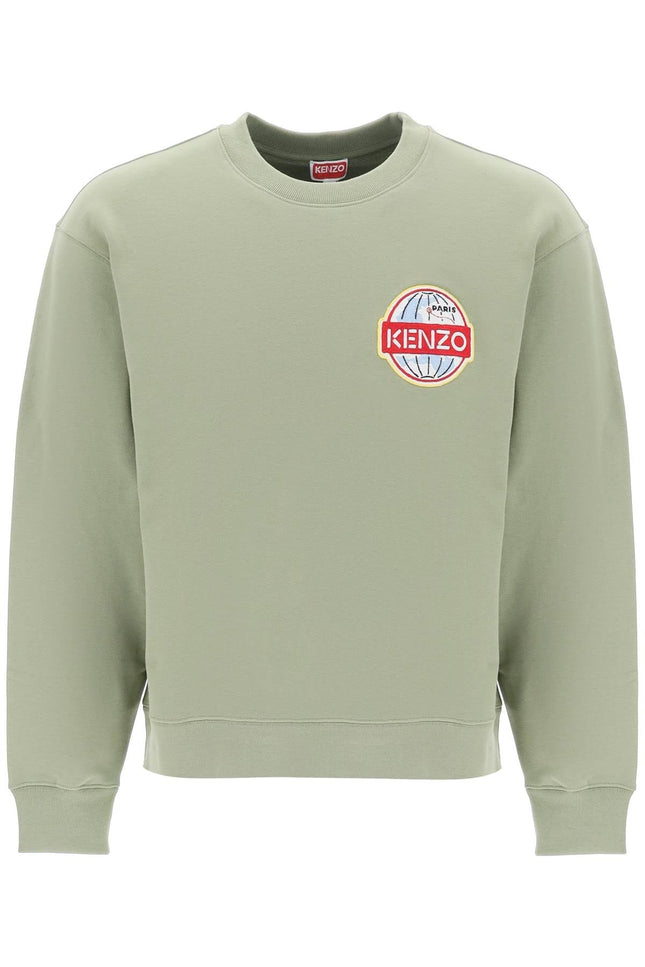 Kenzo kenzo travel crew-neck sweatshirt-men > clothing > t-shirts and sweatshirts > sweatshirts-Kenzo-xl-Green-Urbanheer