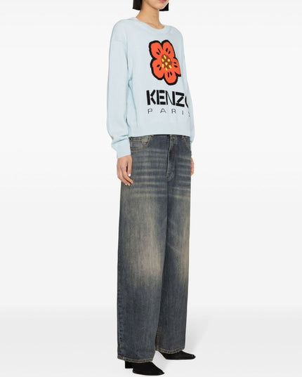 Kenzo Sweaters Clear Blue