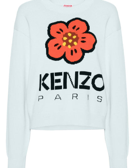 Kenzo Sweaters Clear Blue