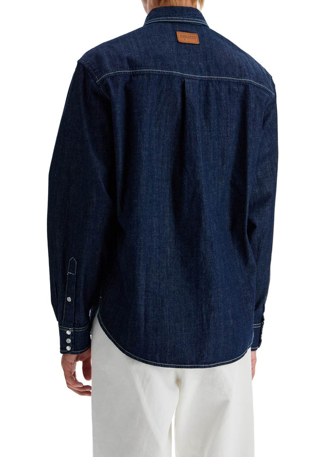 Kenzo denim western shirt for men