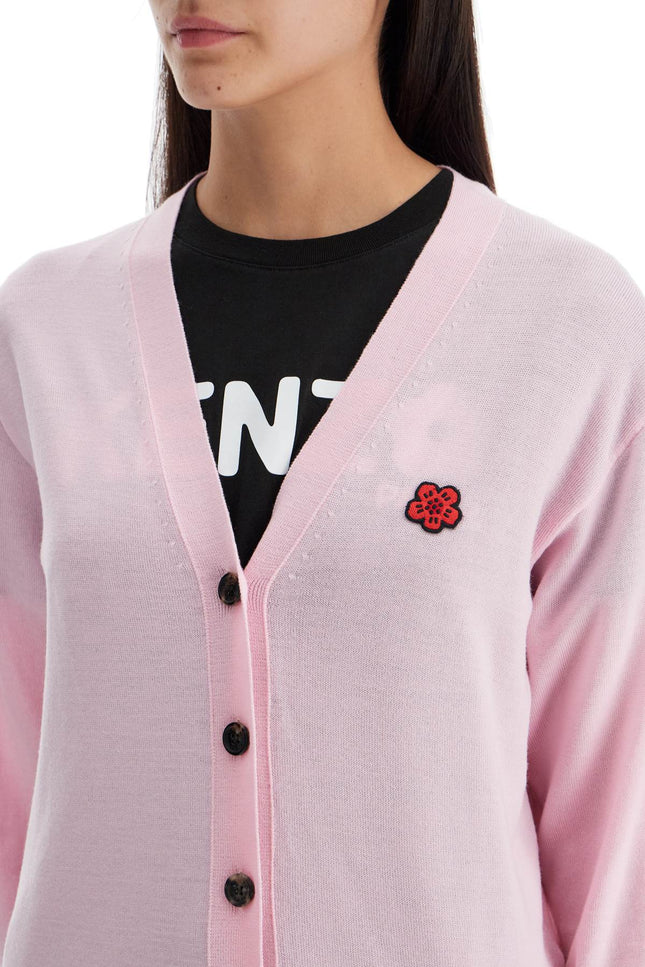 Kenzo lightweight wool cardigan - Pink