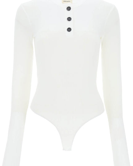 Khaite janelle ribbed bodysuit